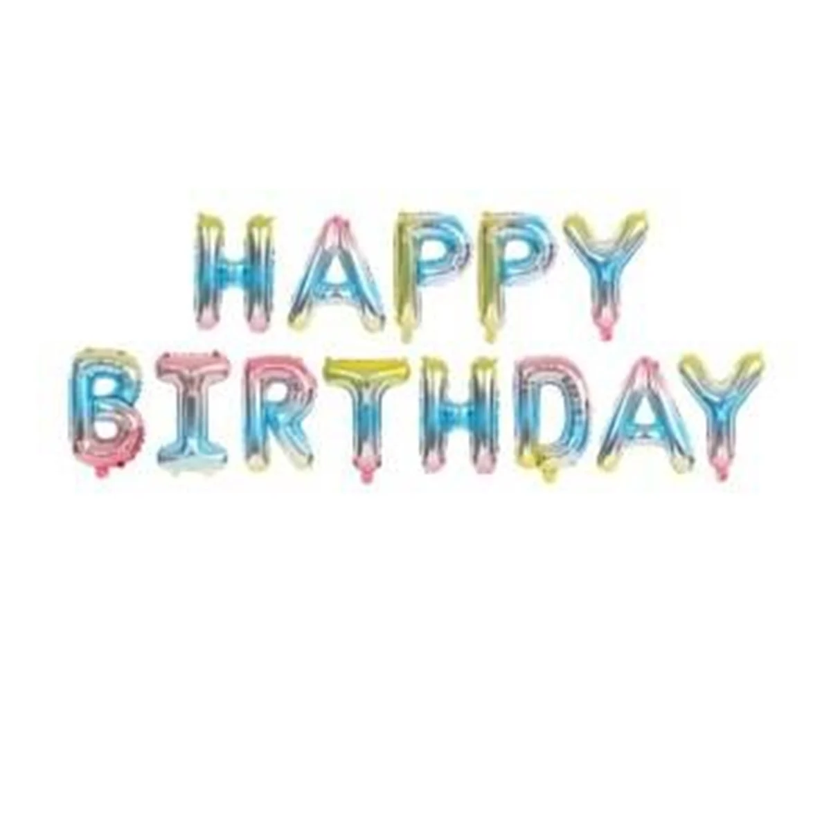 HAPPY BRİTHDAY GÖKKUŞAĞI FOLYO BALON SET